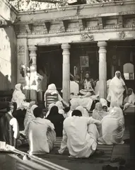 Devotees, (Bombay) by Werner Bischof, 1939, silver gelatin print, sold Nov 2016