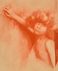 Robert Demachy, Portrait Of A Child c., 1900, gum bichromate print