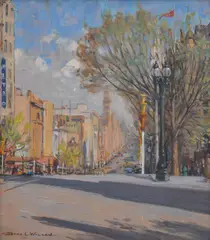 Centenary Year by Dora L. Wilson, c.1934, oil on board, sold Nov 2016
