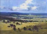 Herman Pekel, Lysterfield Landscape, oil on linen