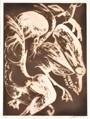 Arthur Boyd, Untitled, etching 23/30