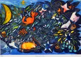 Garden of The Stars by Charles Blackman, screenprint 23/40, sold Aug 2016