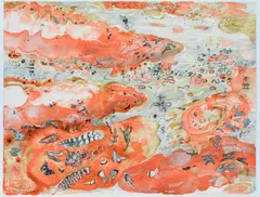 John Wolseley, Arrarente Desert, lithograph 6/60