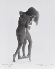 Henry Talbot, Untitled (Two Nudes In Studio), 1971, silver gelatin print 1/3