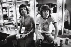 Rennie Ellis, Bon Scott And Angus Young, Atlanta, Georgia, 1978, silver gelatin print 6/60