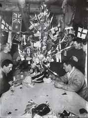 Herbert Ponting, Captain Scott's Birthday, silver gelatin print
