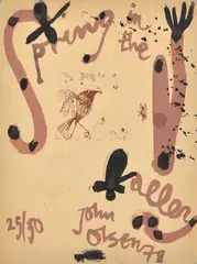 Spring in the Valley by John Olsen, 1978, lithograph 25/50, sold Aug 2016