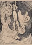 Pablo Picasso, Illustration for La Celestine, etching
