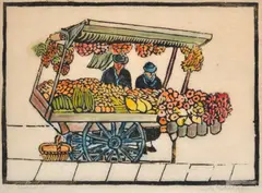 The Barrow by Lisette Kohlhagen, linocut, sold Aug 2016