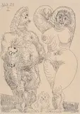 Pablo Picasso, Illustration for La Celestine, etching