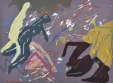 Sydney Ball, Return of the Sumatra Man, screenprint 5/20