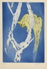 Lesser Bilby by Clifton Pugh, 1989, coloured etching 24/95, sold May 2016