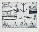 David Bromley, Marine Scenes (3), etching (3)