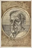 Louis Kahan, Patrick White, 1975, etching 15/40
