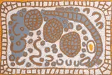 Lake Site near Tjukurla Community, WA by Walangkura Napanangka, 2003, acrylic on linen, sold May 2016