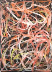 Emily Kame Kngwarreye, Yam Dreaming, 1996, acrylic on canvas