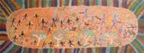 Ada Bird Petyarre, Miltary Massacre, Amaroo Station circa 1903, 1998, acrylic on board
