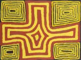 Pair of Works by Ronnie Price and Ronnie Tjampitjinpa, acrylic on linen, sold May 2016