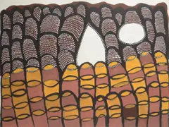 Jack Britten, Untitled, 1994, natural earth pigments on canvas