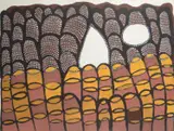 Jack Britten, Untitled, 1994, natural earth pigments on canvas
