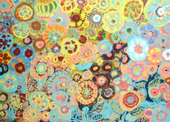 Eva Rogers, acrylic on canvas, acrylic on canvas