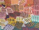 Betty Mbitjana, Untitled, acrylic on linen
