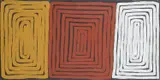 Untitled by Warlimpirrnga Tjapaltjarri, acrylic on linen, sold May 2016