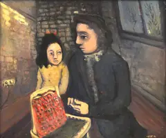 Laurence Hope, Carlton Room, 1954, oil on board