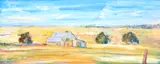 Barry Humphries, Old Farm, oil on canvas