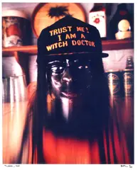 Destiny Deacon, Trustee 2001 (Forced Into Images Series), lightjet print (from a polaroid original)