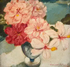 Still Life by Adrian Feint, 1969, oil on board, sold Jun 2016