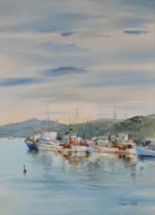 Robert T. Miller, AT EDEN, NSW, watercolour