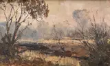 J Colin Angus, HODGSON'S CREEK, oil on board
