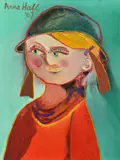 Anne Hall, Girl with Bucket Hat