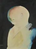 Anne Hall, Boy with Hand on Left Shoulder