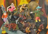 Anne Hall, The Performing Pigs