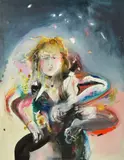Anne Hall, Self Portrait, oil on canvas