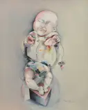 Anne Hall, Baby with Dummy