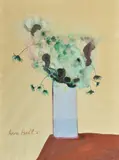 Anne Hall, Still Life with Blue Vase