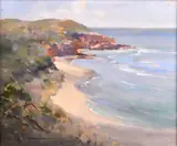 Raymond Wallis, MORNING AT FLINDERS, OIL ON CANVAS