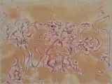 Donald Friend, LITTLE KEVIN'S FIRST BIRTHDAY PARTY, KELLY'S GULLY, INK