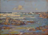 Charles Wheeler, SEASCAPE, OIL ON BOARD