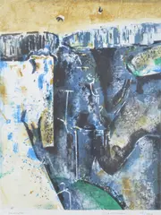 Waterfall by Fred Williams, screenprint 24/200, sold Feb 2016