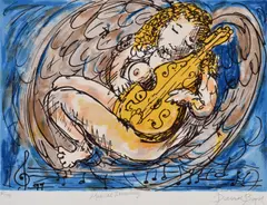 Musical Dreaming by David Boyd, lithograph 31/75, sold Feb 2016