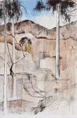 Jamie Boyd, Shoalhaven, River Bank, lithograph 16/75