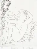 Garry Shead, Salmone, etching a/p