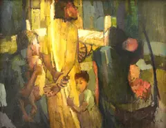 Jacqueline Hick, Children's Hospital, oil on board