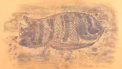 Rex Wood, Fish, monotype