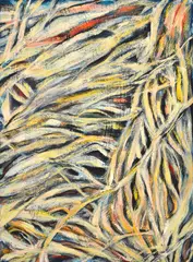Marion Borgelt, Untitled (4 panels), 1989-90, oil on primed fabriano paper