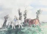 Edmund Blampied, Horses